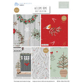 Bienvenue chez vous – Victoria Louise Lot de 5 Fat Quarters en coton biologique – 100 % coton pour le quilting et les loisirs créatifs
